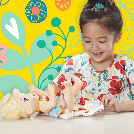 Baby Alive Snackin’ Treats Baby (Blonde Curly Hair) - بيبي ألايف - Image 8
