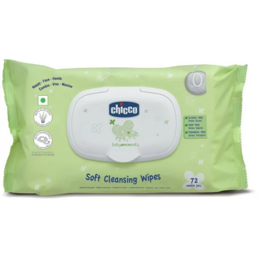 Chicco Cleansing Wipes 72 Pieces Chicco Cleansing Wipes 72 Pieces