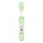 Chicco- Green -  Milk Teeth toothbrush (6 m - 3yrs) - تشيكو