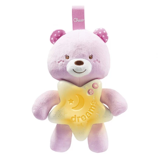 Chicco Toy First Dreams Goodnight Bear - Pink - Chicco - Image 4