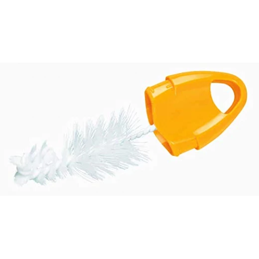 NUK Bottle and Nipple Brush 2 in 1 - أصفر - ان يو كي - Image 6