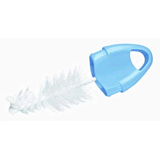 NUK Bottle and Nipple Brush 2 in 1 - أصفر - ان يو كي - Image 5