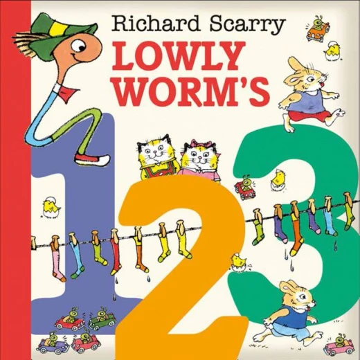 هاربر كولينز: Lowly Worm's 123 ، كتاب المجلس هاربر كولينز: Lowly Worm's 123 ، كتاب المجلس