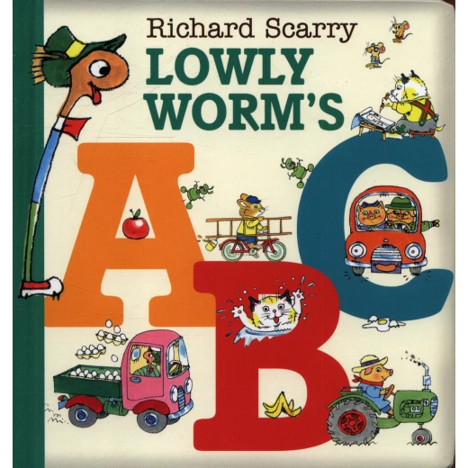 هاربر كولينز: كتاب Lowly Worm's ABC ، لوحة كتاب هاربر كولينز: كتاب Lowly Worm's ABC ، لوحة كتاب