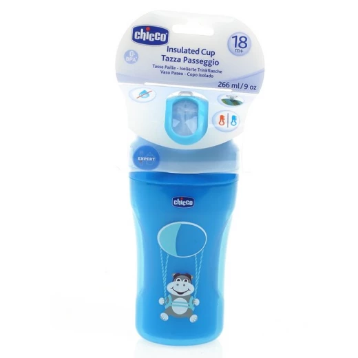 Chicco Insulated Cup (18M+), Pink or Blue - أزرق - تشيكو - Image 4