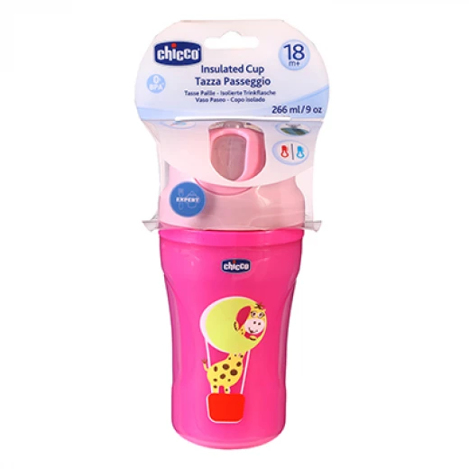 Chicco Insulated Cup (18M+), Pink or Blue - أزرق - تشيكو - Image 2
