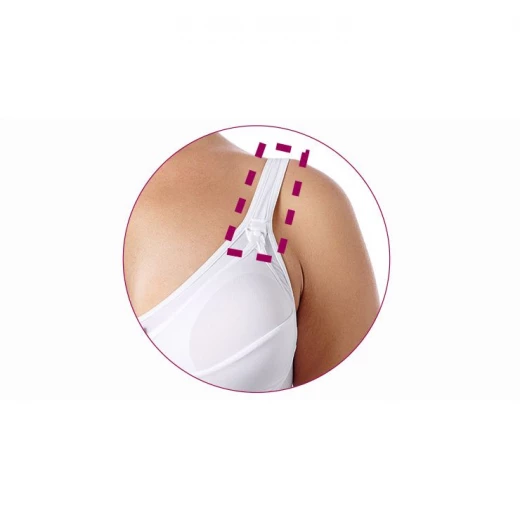 Chicco  Bra Microfibre Maternity Pads-White, 5C - تشيكو - Image 4