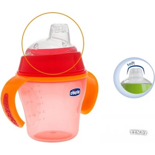 Chicco Soft Cup Red (6M+) - تشيكو - Image 5