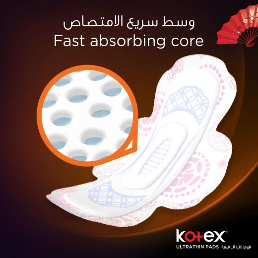 Kotex Ultra Thin Pads Normal with Wings, 20 Pads - Kotex - Image 5