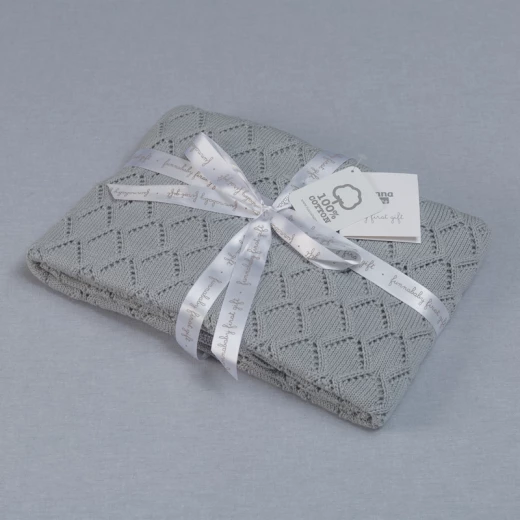 Funna Knitted Blanket Punto - Grey