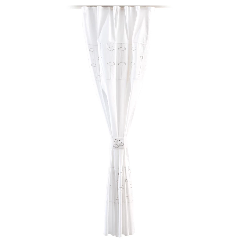 ستارة ديكور من Funna – Luna Chic – 150×250 سم – بلون فضي أنيق - فونا بيبي
