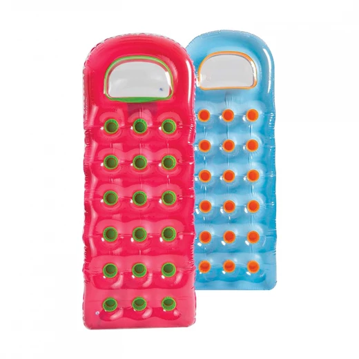 Intex 18-Pocket Suntanner Lounge Air Bed - Pink - انتكس - Image 2