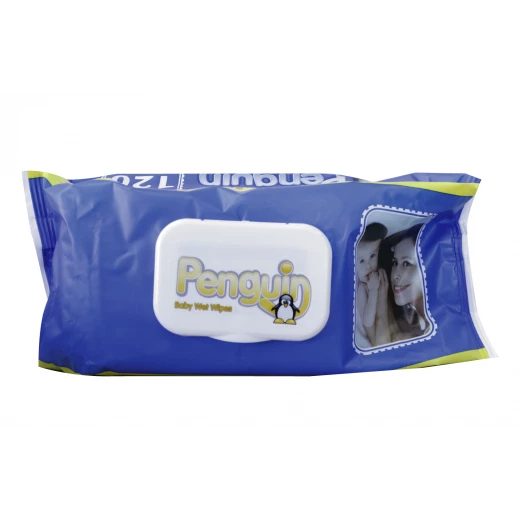 Penguin Wet Wipes, 120 Wipes, 4 Colors, Assorted - Penguin Wipes - Image 4