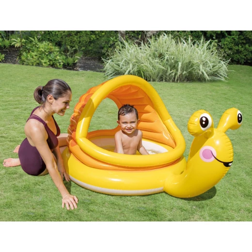حمام سباحة للأطفال بظل حلزون كسول من ماركة انتكس ، 57 × 40 بوصة - انتكس - Image 2