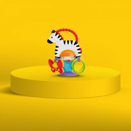 Fisher-Price Activity Zebra Toy with Suction Base - فيشر برايس - Image 2
