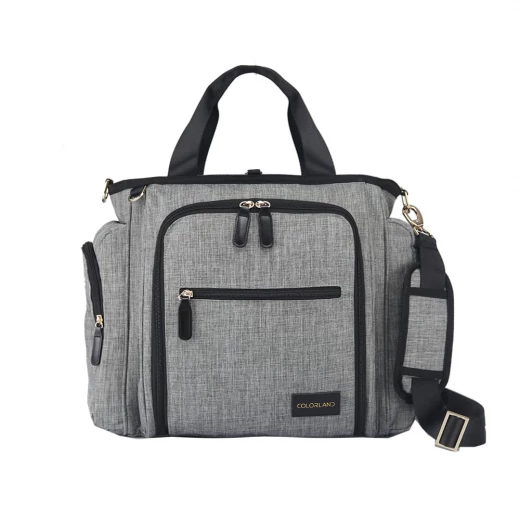 Colorland Gabrielle Tote Baby Changing Bag, Heather Grey Colorland Gabrielle Tote Baby Changing Bag, Heather Grey