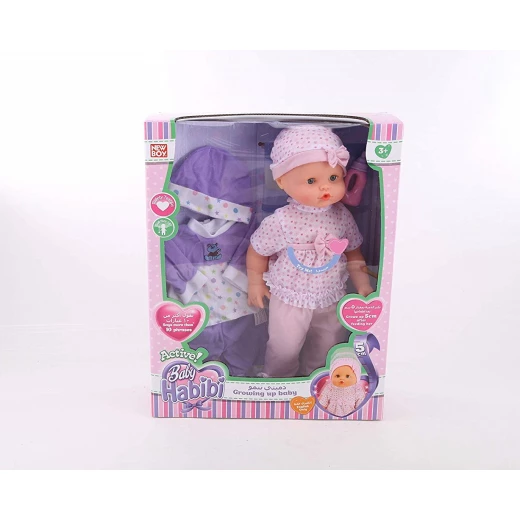 Baby Habibi Active Grow Up Baby Doll English Only Baby Habibi Active Grow Up Baby Doll English Only