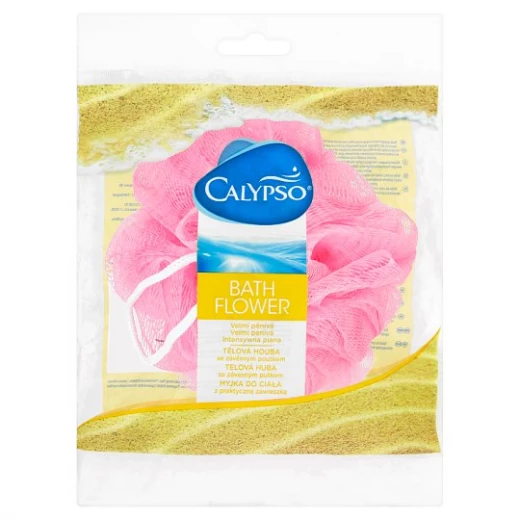 Calypso Bath Flower Body Sponge with Hanging Loop, Assorted Colors - كاليبسو - Image 2