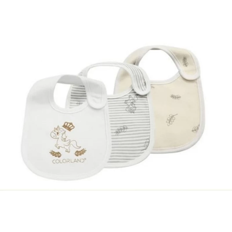 Colorland - (9) Baby Bibs 3 Pieces In One Pack - كولورلاند