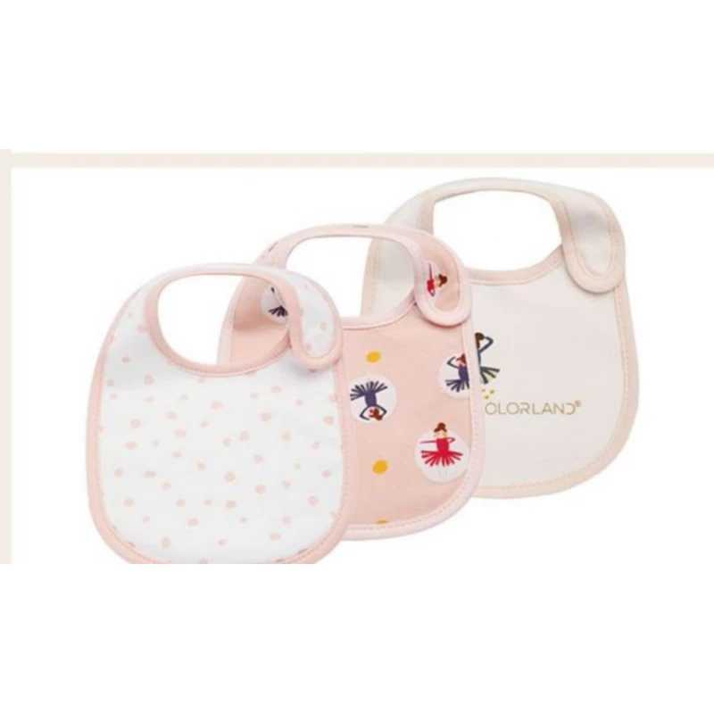 Colorland - (12) Baby Bibs 3 قطعIn One Pack - كولورلاند