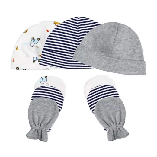 Colorland = (7) Baby Hat & Gloves 3 Pieces In One Pack Colorland = (7) Baby Hat & Gloves 3 Pieces In One Pack