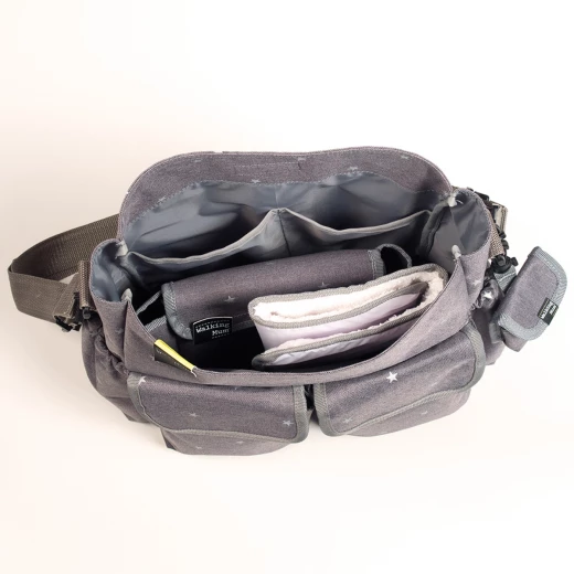 Pasito Pasito Walking Mum Gaby Grey Winter Changing Bag - باسيتو اه  باسيتو - Image 4