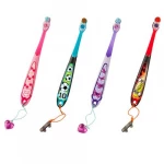 Jordan Children's Toothbrush Jordan Step 3 (6-9 years) Soft Brush with a Cap for Travel - أزرق - جوردان