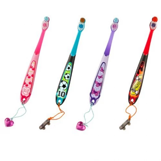 Jordan Children's Toothbrush Jordan Step 3 (6-9 years) Soft Brush with a Cap for Travel - أزرق Jordan Children's Toothbrush Jordan Step 3 (6-9 years) Soft Brush with a Cap for Travel - أزرق