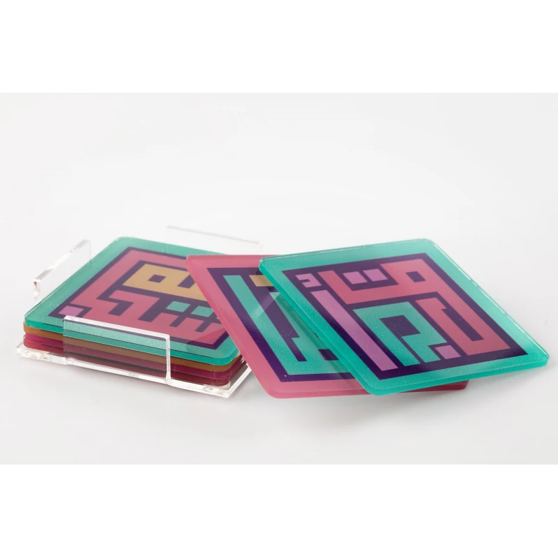 Hope Shop By KHCF - Coffee Table Coasters - مؤسسة الحسين للسرطان