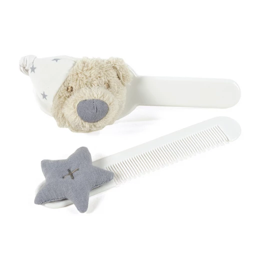 Pasito a Pasito Set of Brush and Comb, Blue Amelie Pasito a Pasito Set of Brush and Comb, Blue Amelie