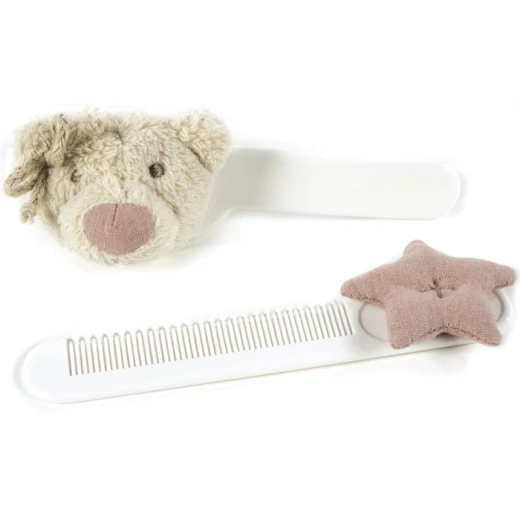 Pasito a Pasito Set of Brush and Comb, Pink Amelie - باسيتو اه  باسيتو - Image 2