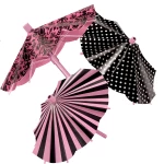 Amscan - A Day In Paris Parasol Decorations X3 pieces - أمسكان