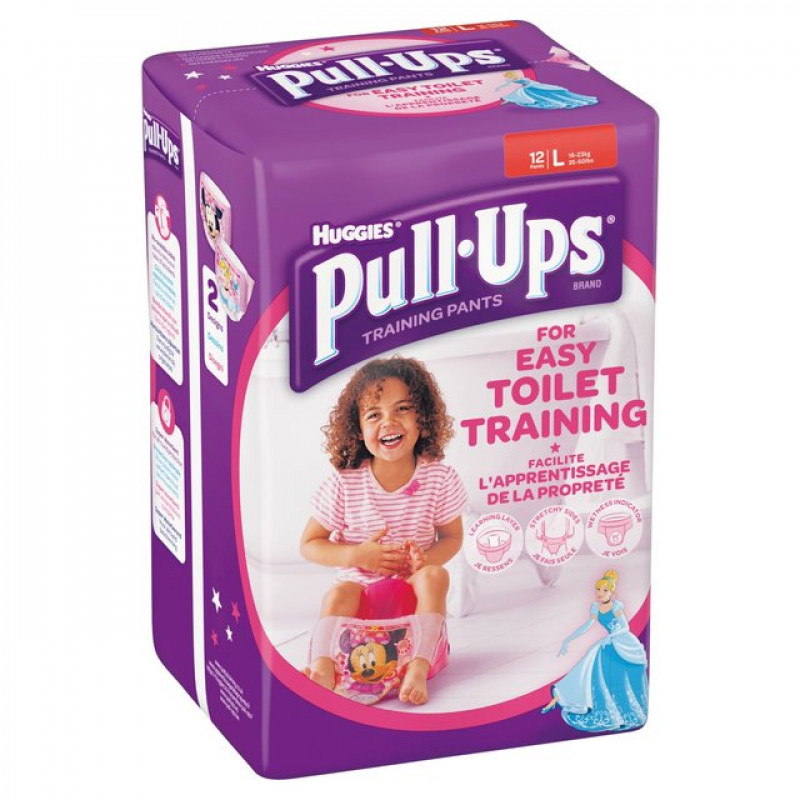 Huggies Girl/'s Pull-Ups Night-time Toilet Training Nappies Size Age 2-4 years