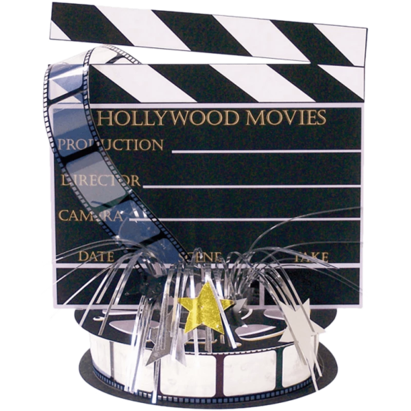Amscan - Hollywood Clapboard Centerpiece Decoration Oscars Movie Party - أمسكان