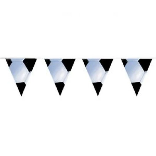 Amscan - Soccer Black and White 3.6 meters Flag Banner Party Decoration - أمسكان - Image 2