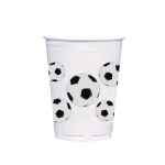 Amscan - Soccer Fan Plastic Cups X8 pieces - أمسكان