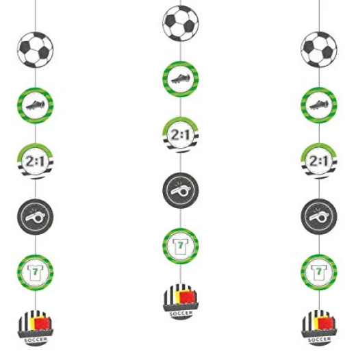 Amscan - Kicker Party Hanging String Decorations - أمسكان - Image 3