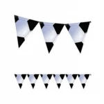Amscan - Soccer Black and White 3.6 meters Flag Banner Party Decoration - أمسكان