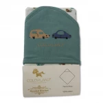 Colorland Dylan Baby Hooded Blanket - The Car Show 1 Pc Per Pack - كولورلاند