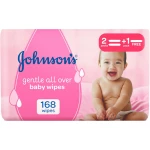 Johnson’s Gentle All Over Baby Wipes – 168’s – Offer Pack 2 + 1 - جونسون بيبي