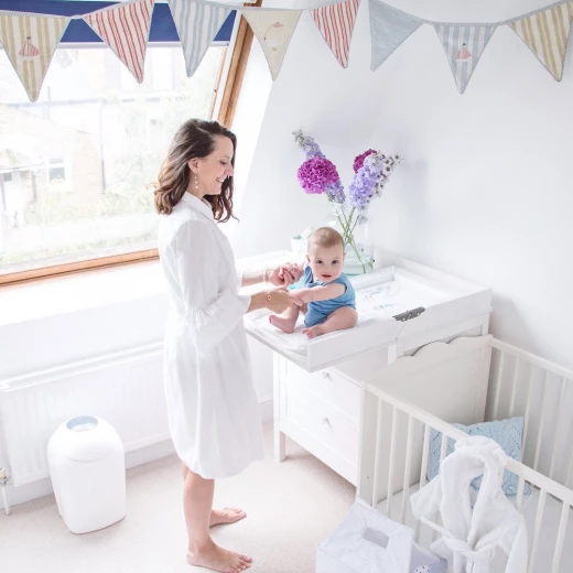 Tommee Tippee Sangenic Tec Nappy Disposal Tub, White - تومي تيبي - Image 11