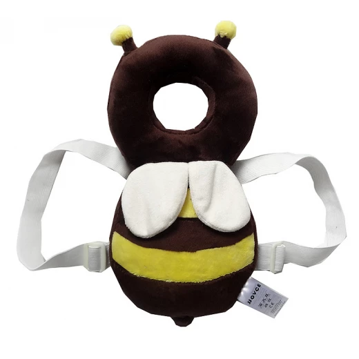 JJ Ovce Baby Head Protector, Brown Bee JJ Ovce Baby Head Protector, Brown Bee
