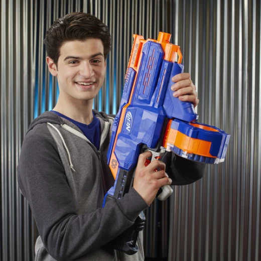 Nerf N-Strike Infinus Elite Toy Motorized Blaster with Speed-Load Technology, 30-Dart Drum - نيرف - Image 7