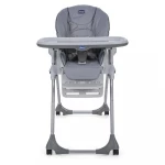 Chicco Polly Easy High Chair, 4 Wheels, Nature - تشيكو