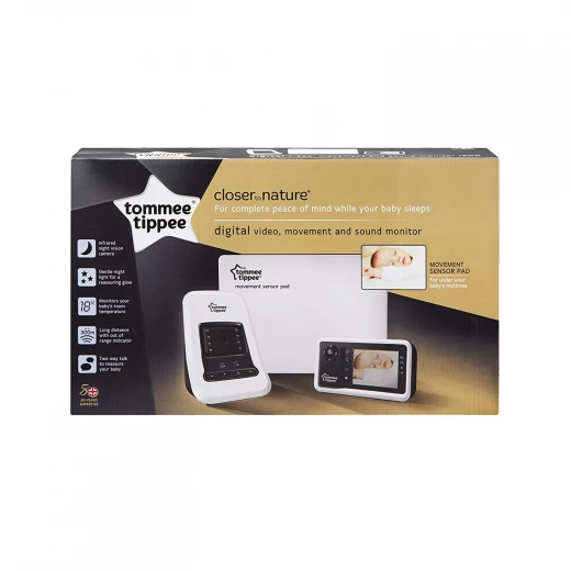 Tommee Tippee Closer to Nature Digital Video and Movement Baby Monitor - تومي تيبي - Image 6