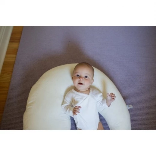 Dr Brown's Gia Angled Nursing Pillow with Cotton Cover - Grey Chevron - دكتور براونز - Image 5