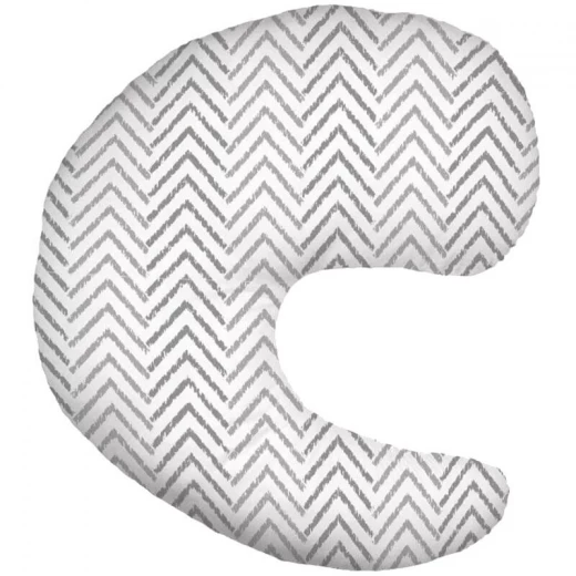 Dr Brown's Gia Angled Nursing Pillow with Cotton Cover - Grey Chevron Dr Brown's Gia Angled Nursing Pillow with Cotton Cover - Grey Chevron