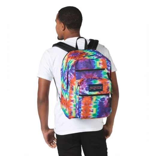 JanSport Big Student, Red/Multi Hippie Days - جان سبورت - Image 2