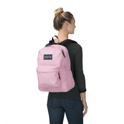 Jansport Superbreak Backpack, Pink Mist - جان سبورت - Image 2