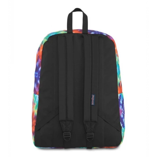 JanSport Superbreak Backpack, Red/Multi Hippie Days - جان سبورت - Image 4